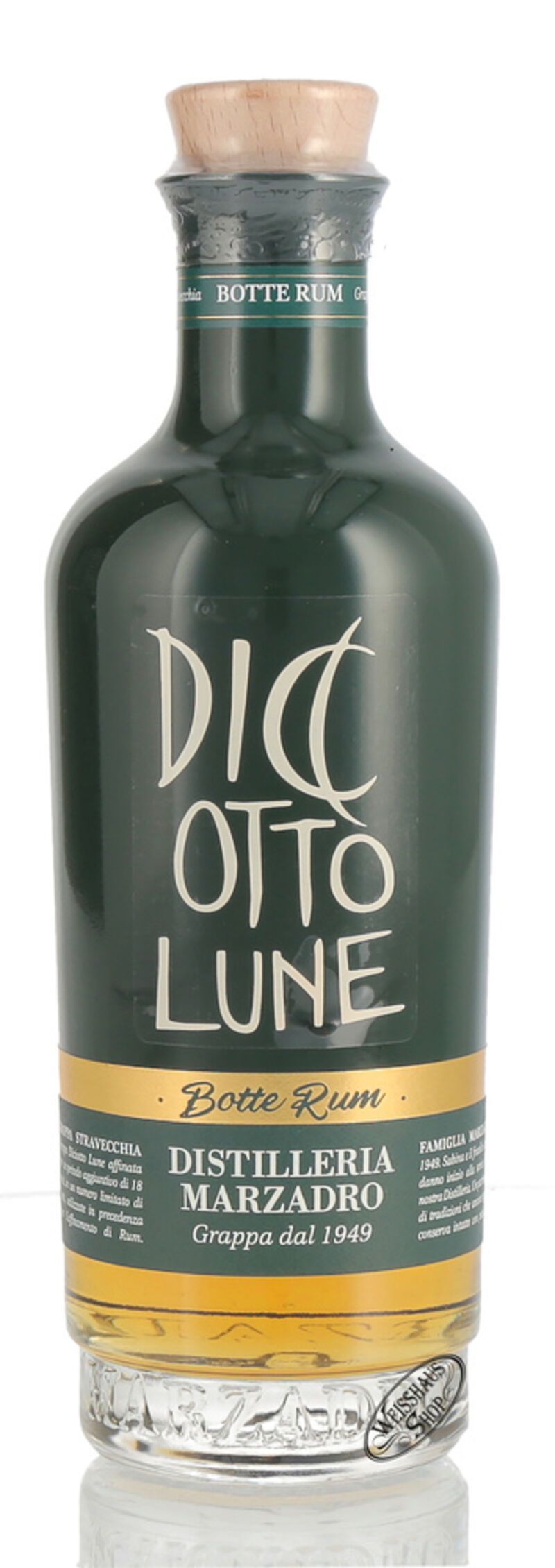 Marzadro Grappa Le Dicotto Lune Riserva Rum 42% vol. 0,50l Marzadro Grappa Le Dicotto Lune Riserva Rum 42% vol. 0,50l
