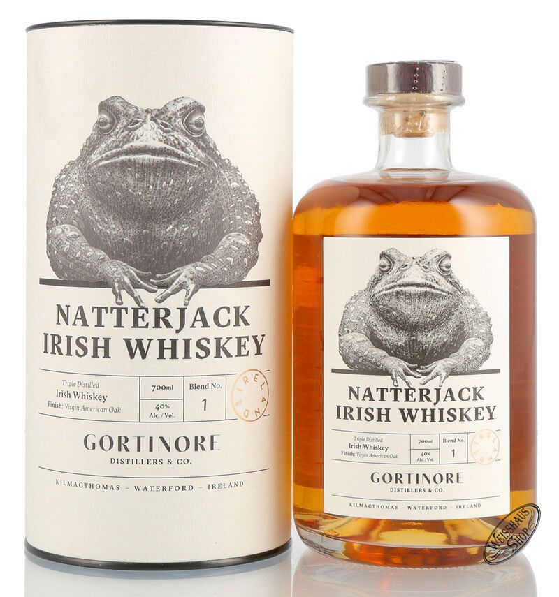 Natterjack Irish Whiskey 40% vol. 0,70l Natterjack Irish Whiskey 40% vol. 0,70l