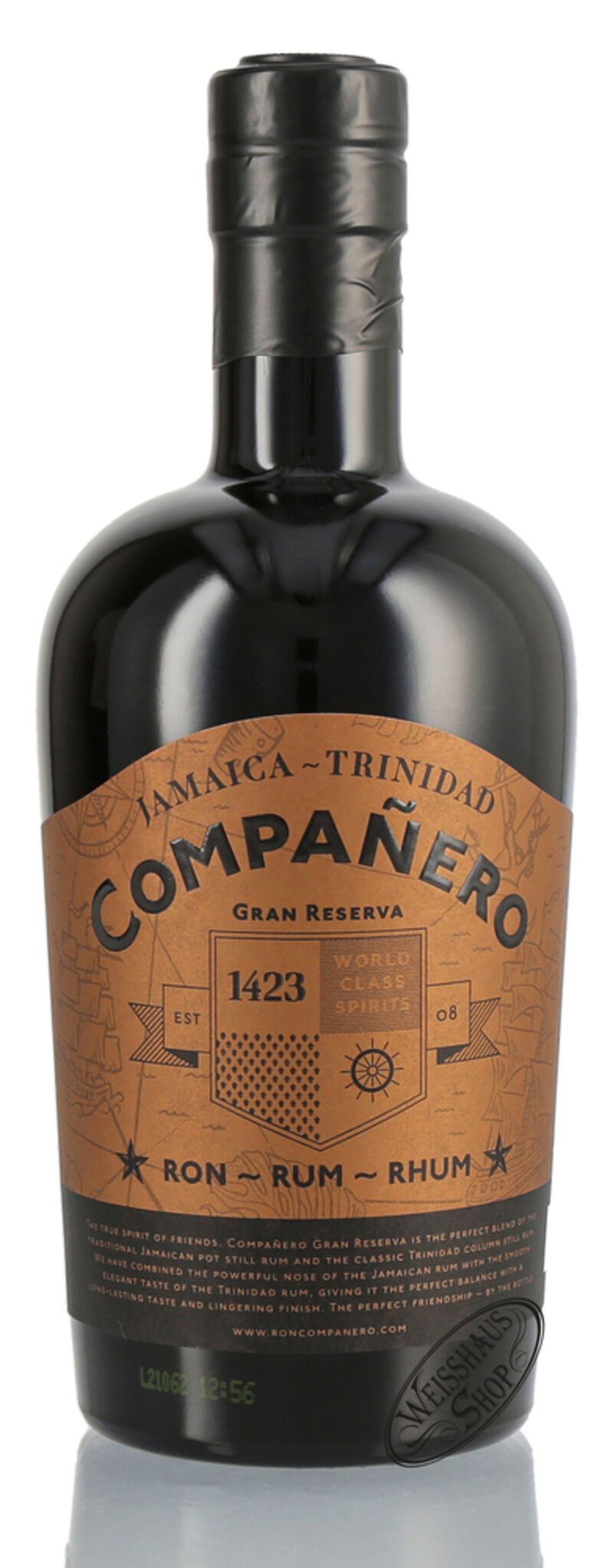 Companero Ron Gran Reserva Rum 40% vol. 0,70l Companero Ron Gran Reserva Rum 40% vol. 0,70l