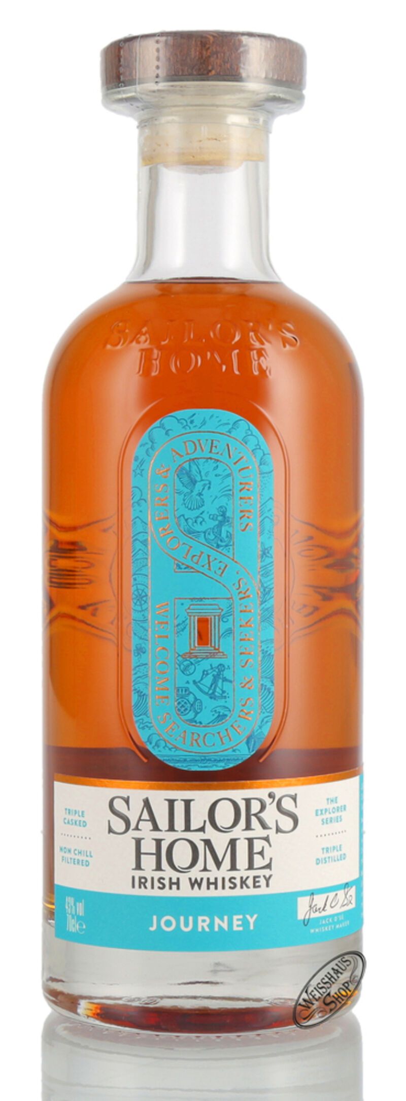 Sailor's Home Journey Irish Whiskey 43% vol. 0,70l B-Ware