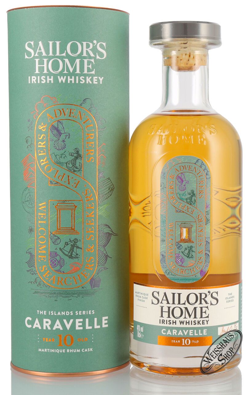 Sailor's Home Caravelle Martinique Rhum Finished Irish Whiskey 46% vol. 0,70l Sailor's Home Caravelle Martinique Rhum Finished Irish Whiskey 46% vol. 0,70l