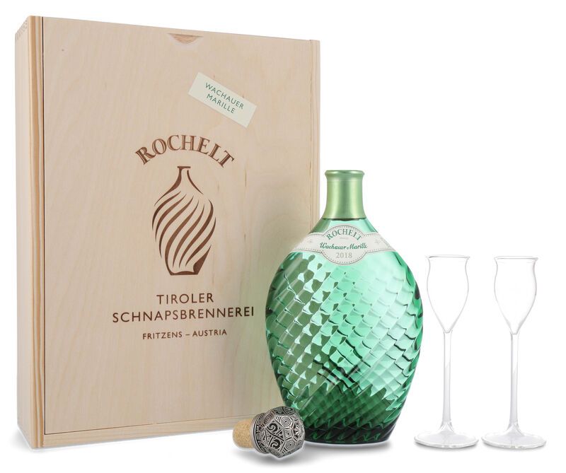 Rochelt Wachauer Marille Geschenk-Set 50% vol. 0,35l