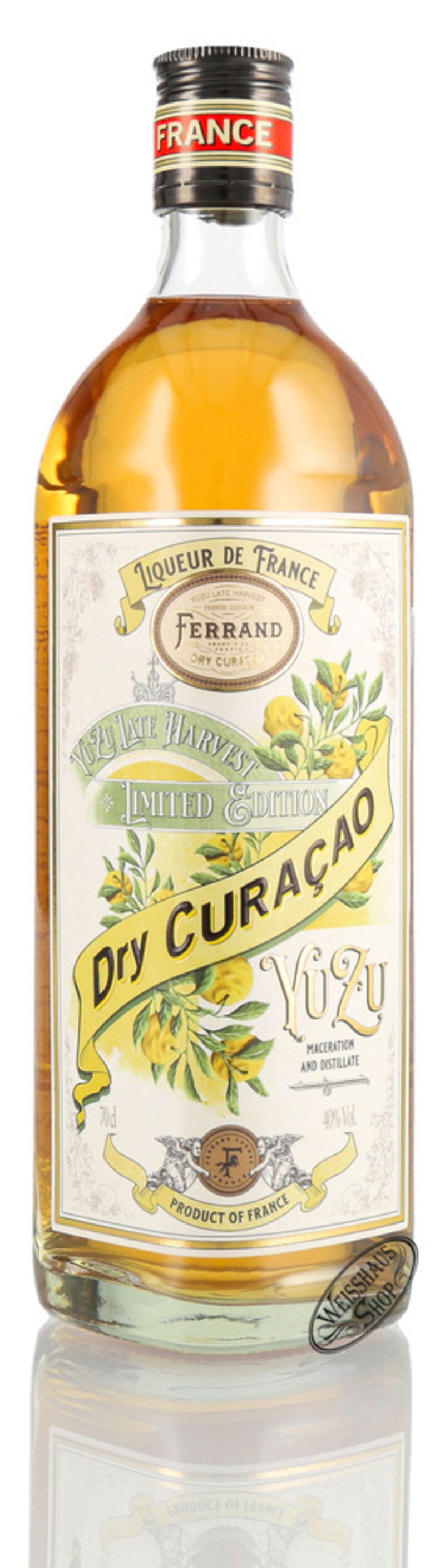Pierre Ferrand Dry Curacao Yuzu Limited Edition 40% vol. 0,70l Pierre Ferrand Dry Curacao Yuzu Limited Edition 40% vol. 0,70l
