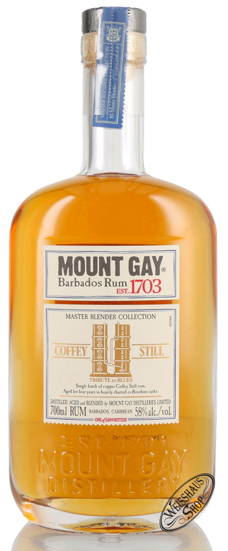 Mount Gay Coffey Still Rum 58% vol. 0,70l Mount Gay Coffey Still Rum 58% vol. 0,70l