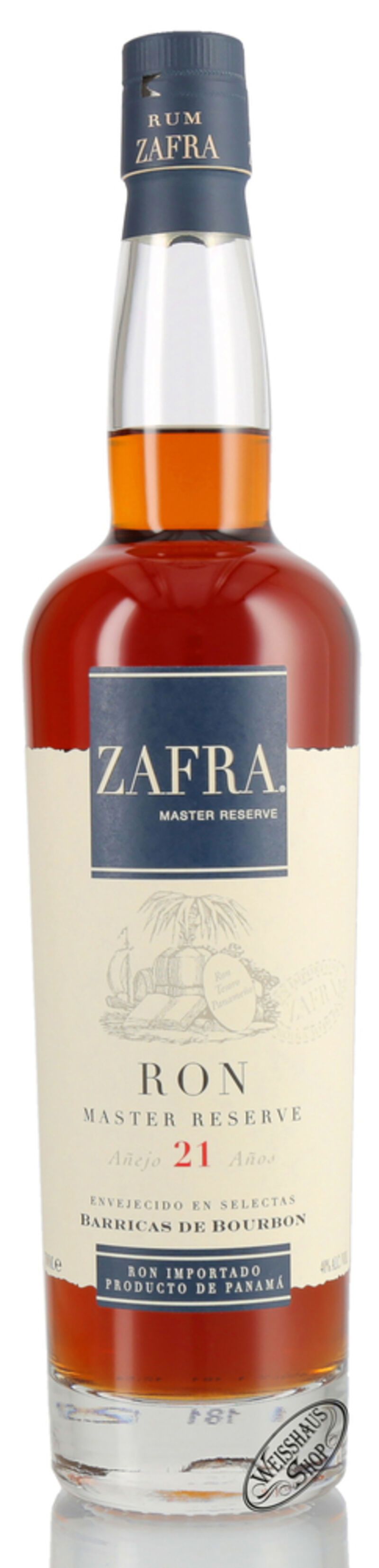 Zafra Master Reserve 21 YO Rum 40% vol. 0,70l