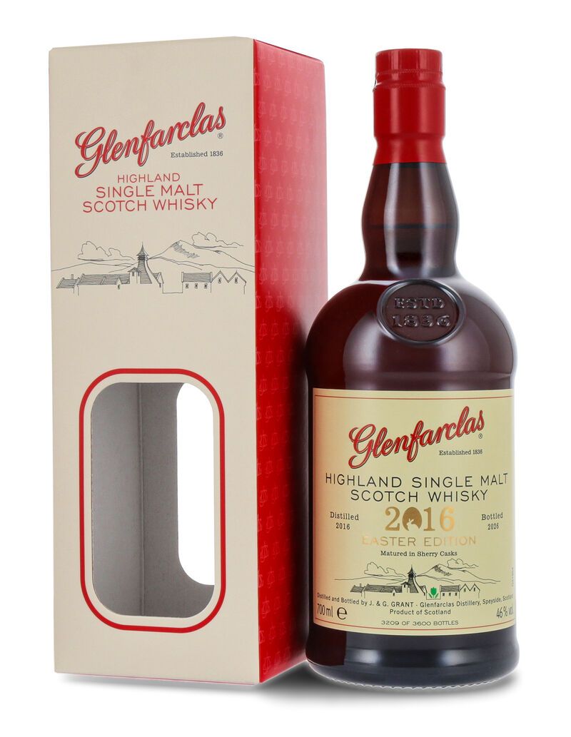 Glenfarclas Vintage 2016 Easter Edition Whisky 46% vol. 0,70l