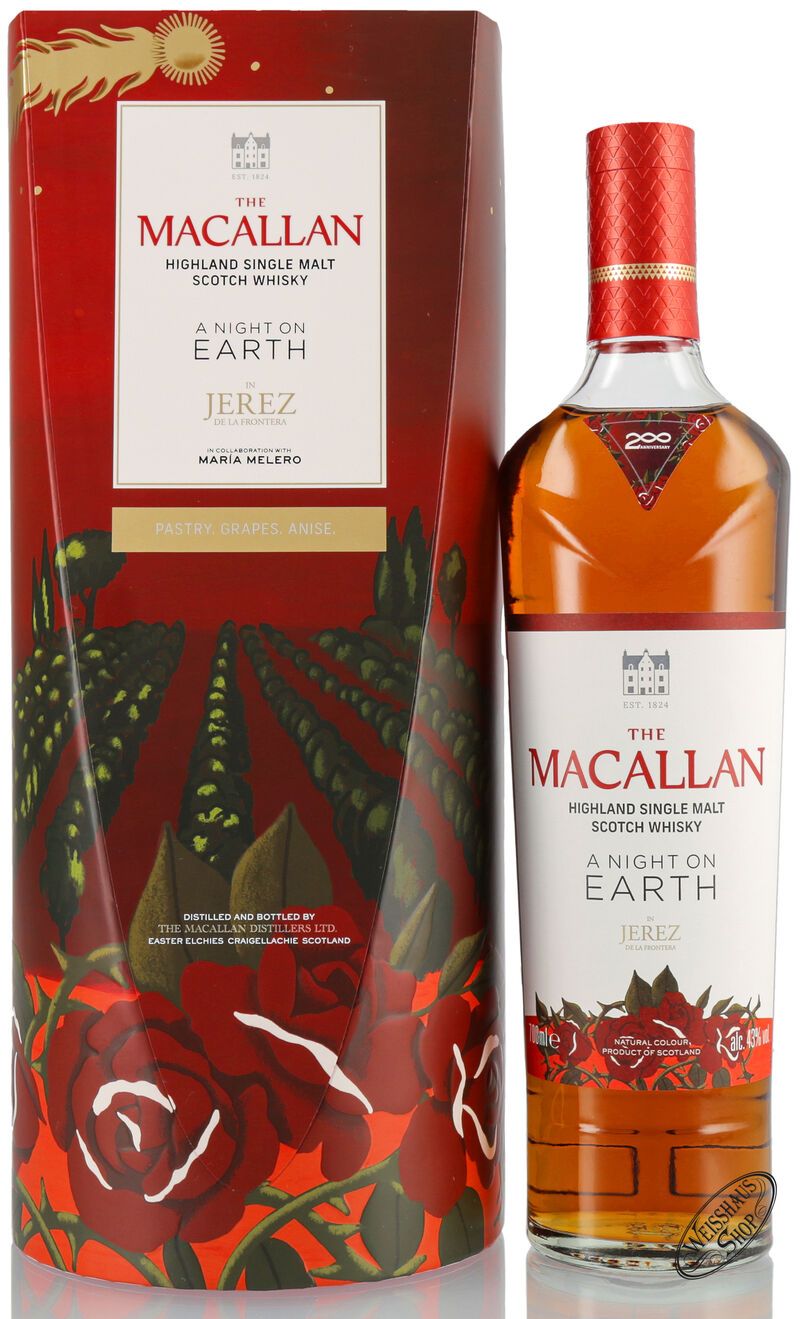 Macallan A Night on Earth Jerez Whisky 43% vol. 0,70l Macallan A Night on Earth Jerez Whisky 43% vol. 0,70l