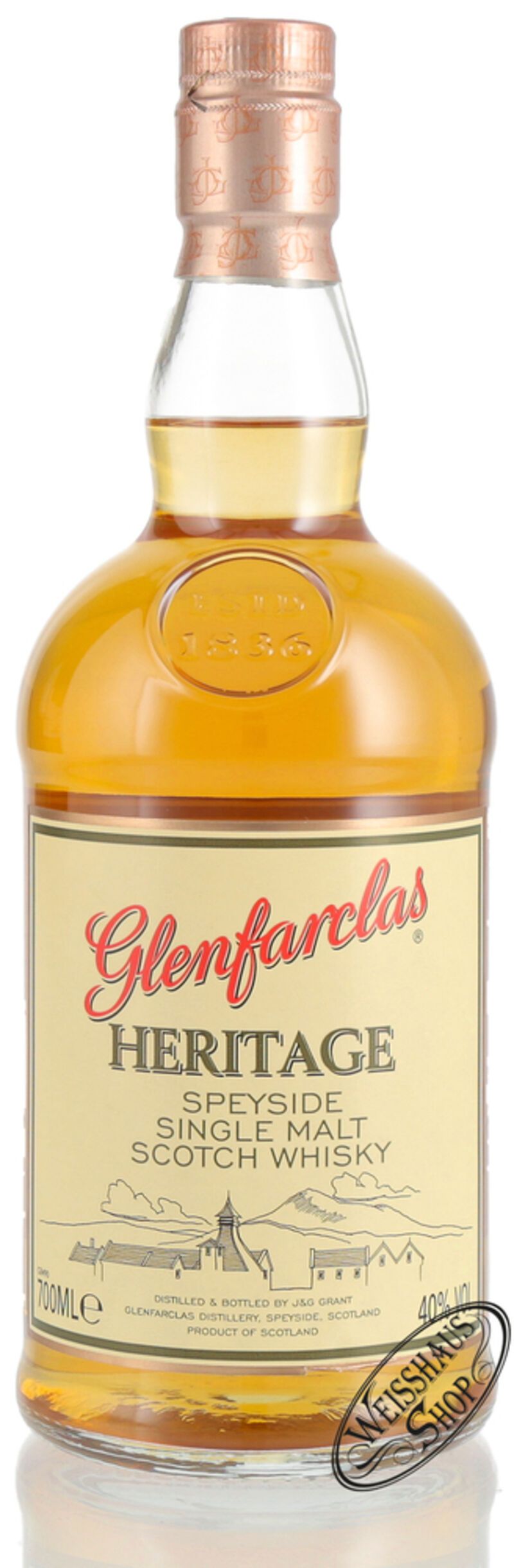 Glenfarclas Heritage Single Malt Whisky 40% vol. 0,70l Glenfarclas Heritage Single Malt Whisky 40% vol. 0,70l
