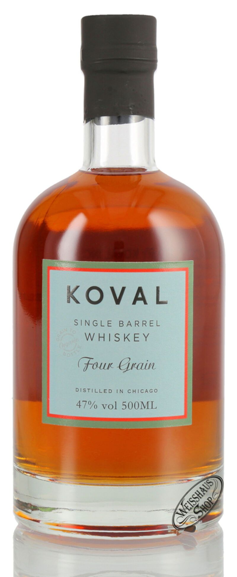 Koval Four Grain Single Barrel BIO Whiskey 47% vol. 0,50l