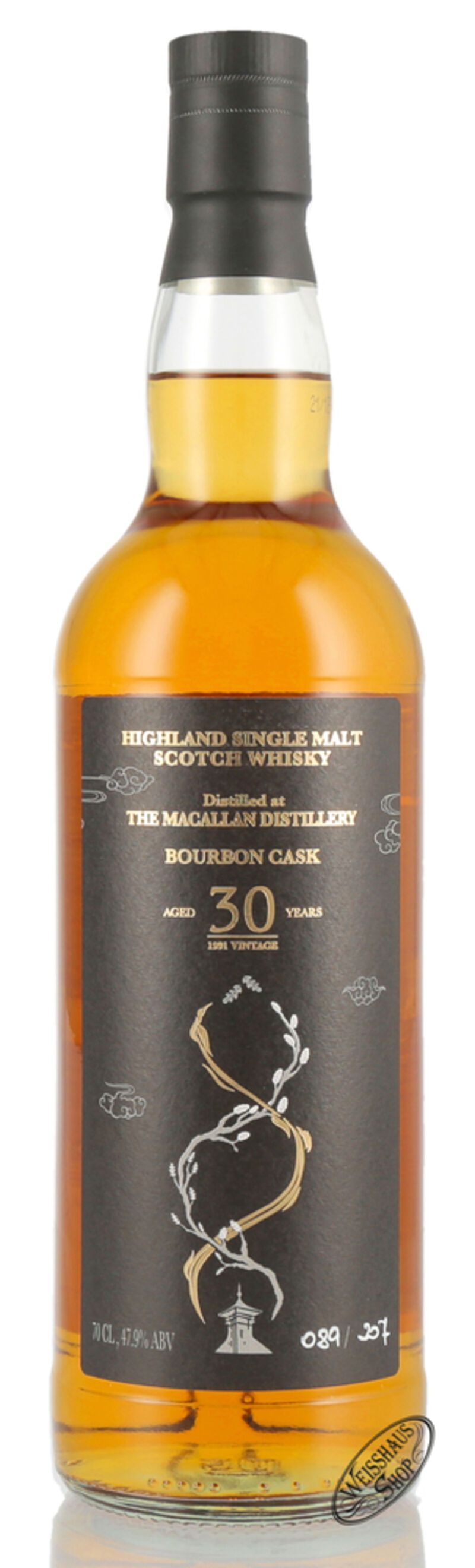 Macallan 30 YO Vintage 1991 Tassei Group Whisky 47,9% vol. 0,70l Macallan 30 YO Vintage 1991 Tassei Group Whisky 47,9% vol. 0,70l