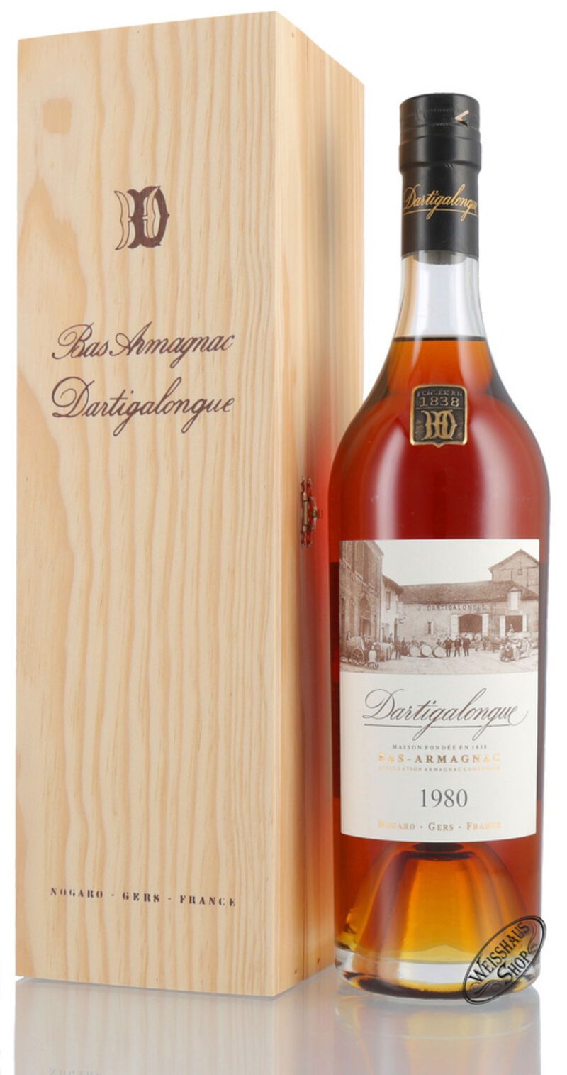 Dartigalongue Vintage 1980 Armagnac 40% vol. 0,70l Dartigalongue Vintage 1980 Armagnac 40% vol. 0,70l