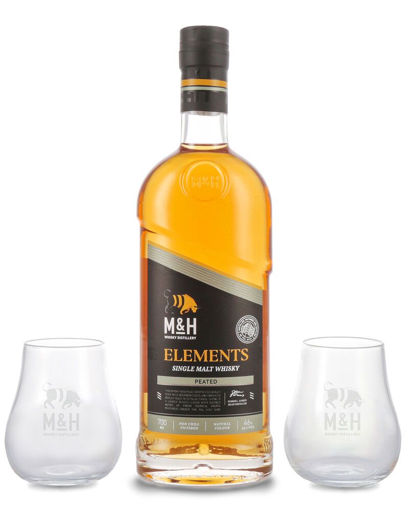 M&H Geschenkbox Elements Lightly Peated 46% vol. 0,70l M&H Geschenkbox Elements Lightly Peated 46% vol. 0,70l