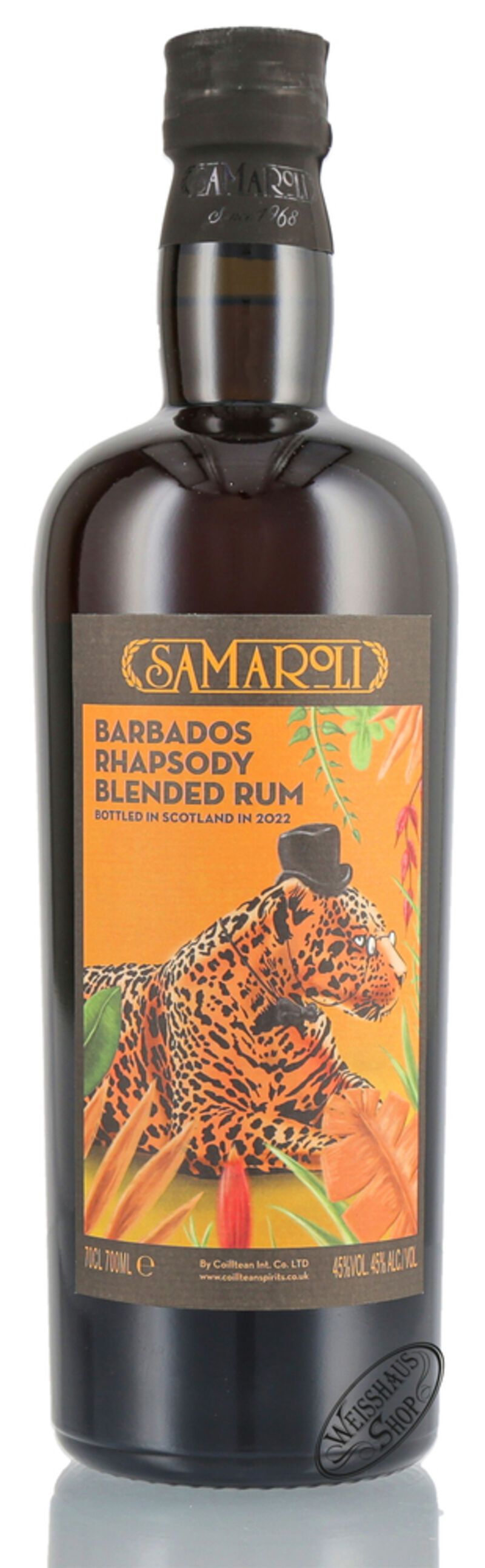 Samaroli Barbados Rhapsody Blended Rum 45% vol. 0,70l