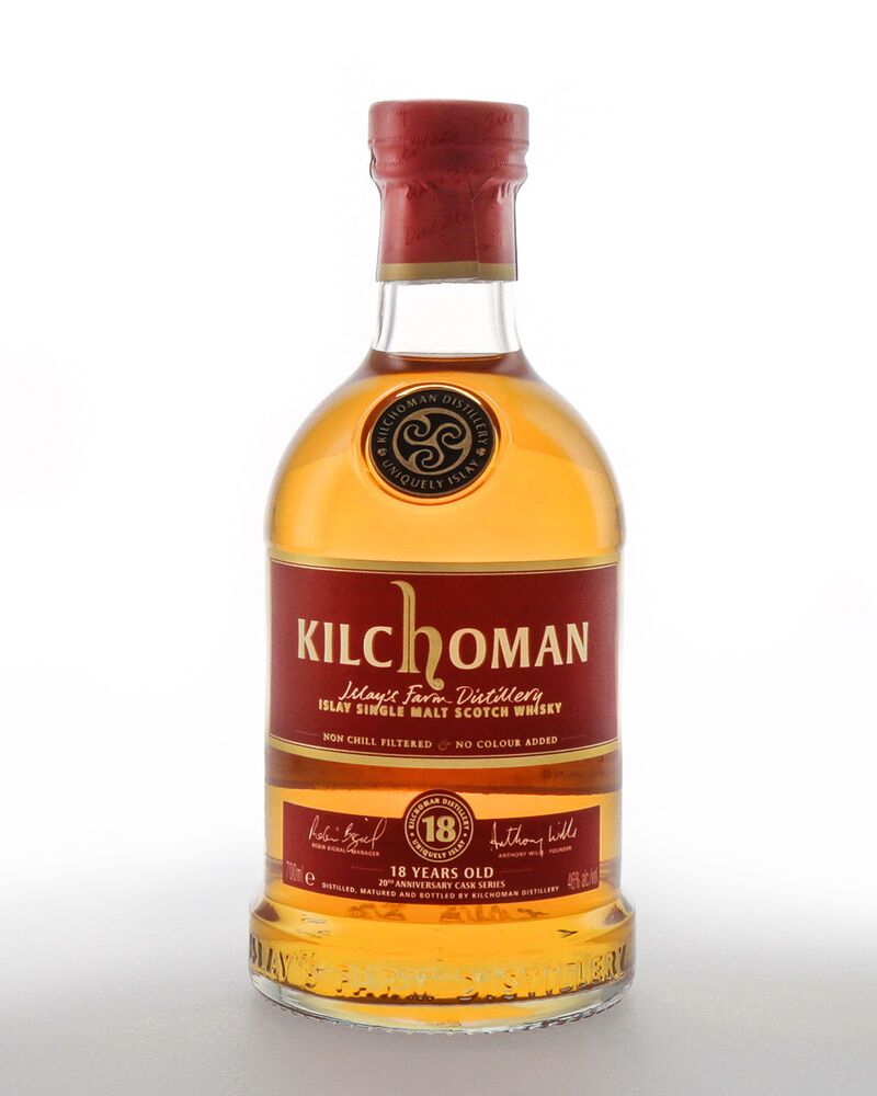 Kilchoman 18 YO Ex-Bourbon Islay Whisky 46% vol. 0,70l Kilchoman 18 YO Ex-Bourbon Islay Whisky 46% vol. 0,70l