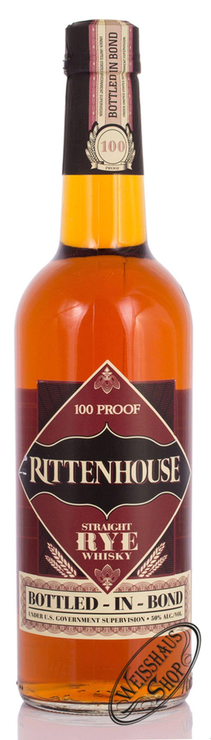 Rittenhouse 100 Proof Rye Whiskey 50% vol. 0,70l Rittenhouse 100 Proof Rye Whiskey 50% vol. 0,70l