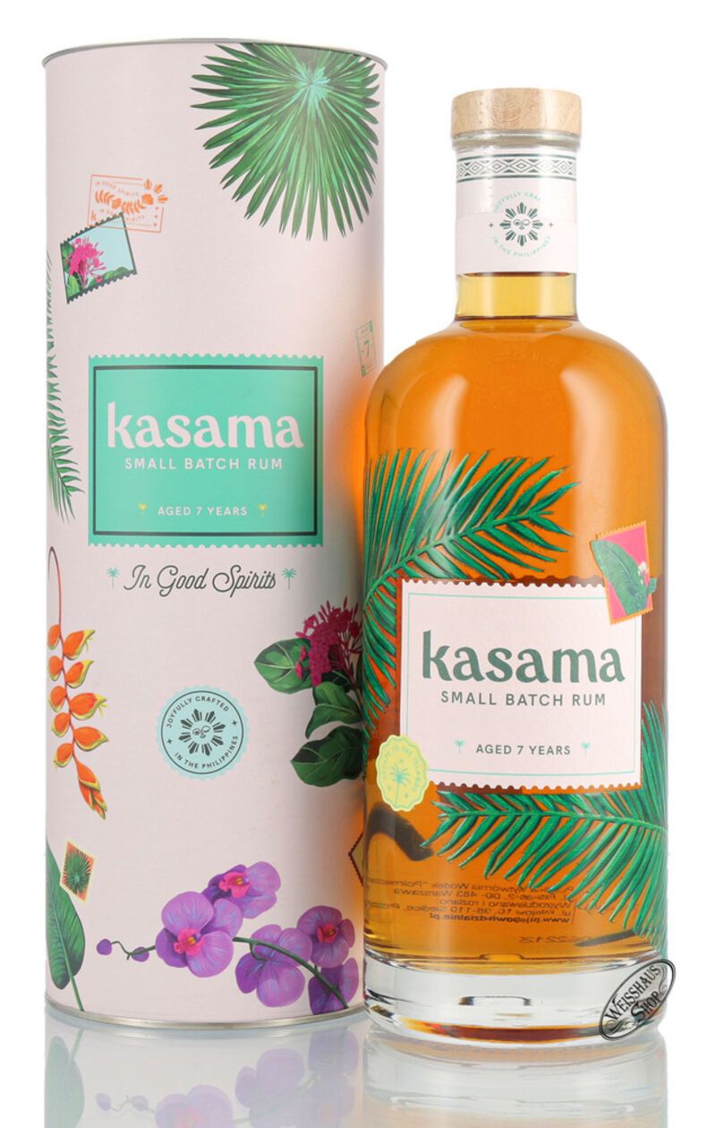 Kasama 7 YO Small Batch Rum 40% vol. 0,70l Kasama 7 YO Small Batch Rum 40% vol. 0,70l