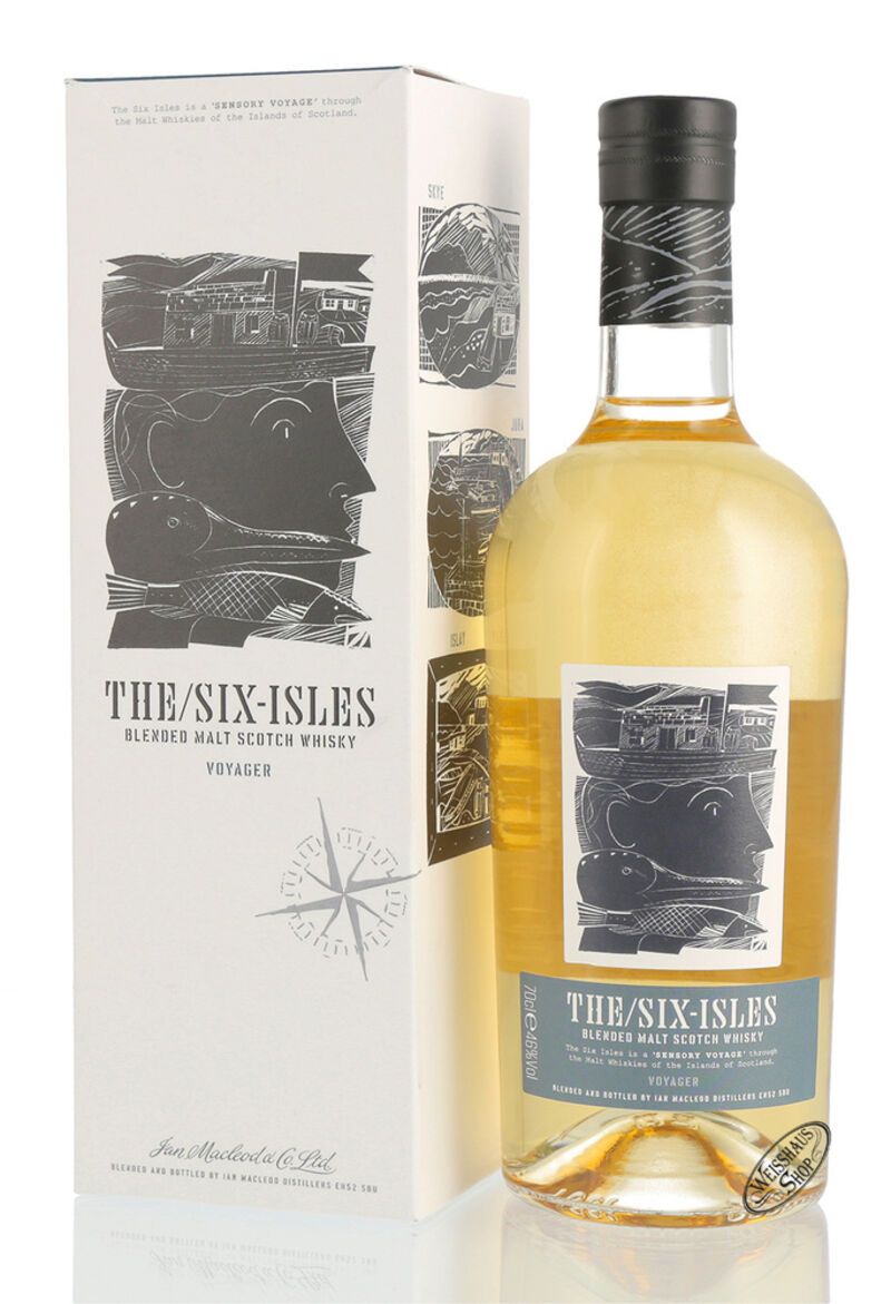 The Six Isles Voyager Blended Whisky 46% vol. 0,70l The Six Isles Voyager Blended Whisky 46% vol. 0,70l