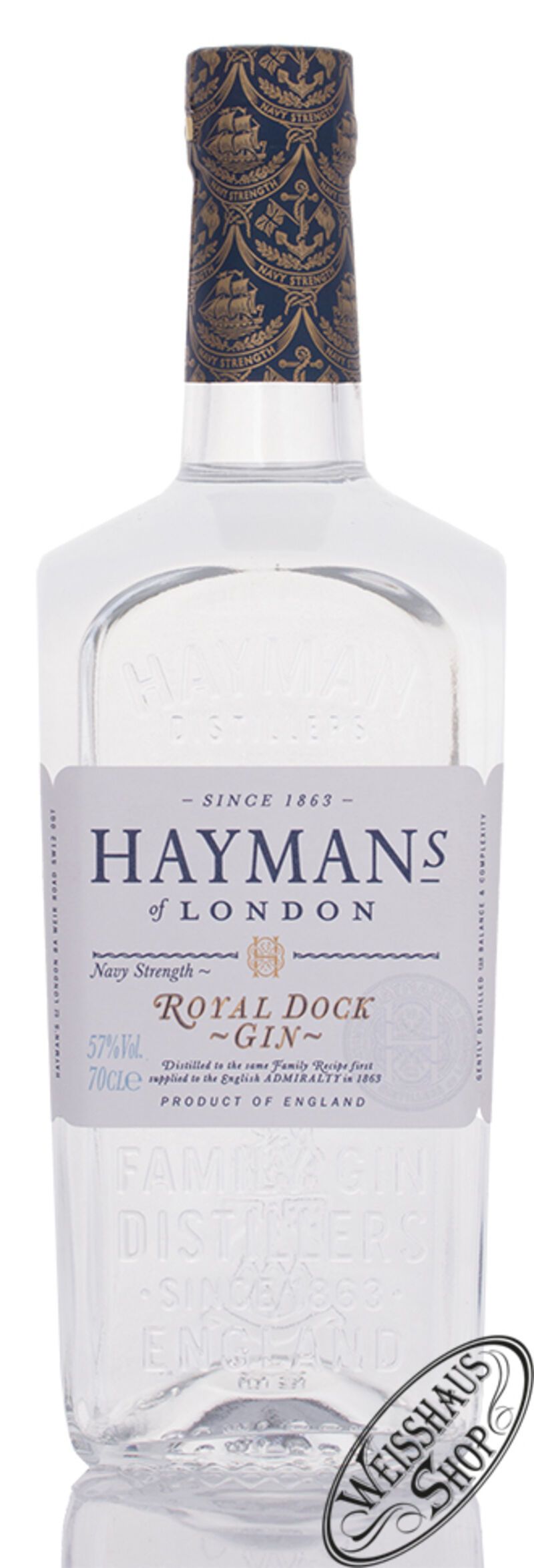 Hayman's Royal Dock Gin 57% vol. 0,70l Hayman's Royal Dock Gin 57% vol. 0,70l