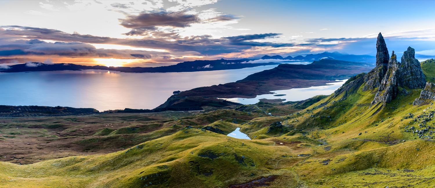 Landschaft von Isle of  Skye in Schottland