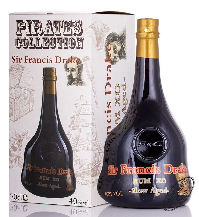 Pirates Legend Collection Sir Francis Drake XO Rum 40% vol. 0,70l Pirates Legend Collection Sir Francis Drake XO Rum 40% vol. 0,70l