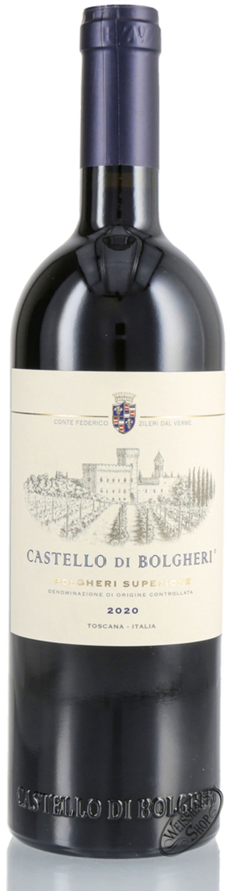 Castello di Bolgheri Superiore 2020 DOC 15% vol. 0,75l Castello di Bolgheri Superiore 2020 DOC 15% vol. 0,75l