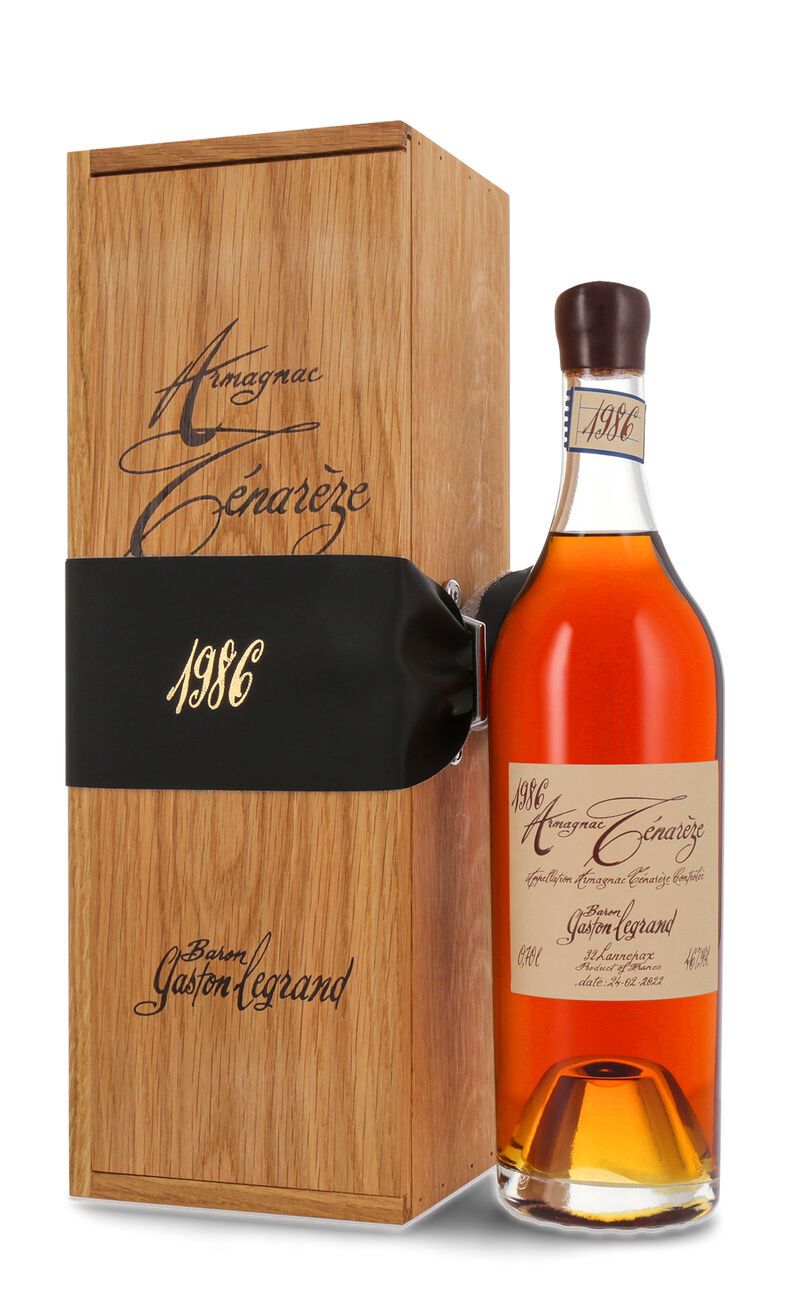 Lhéraud Tenareze Baron Gaston Legrand 1986 Armagnac 46% vol. 0,70l