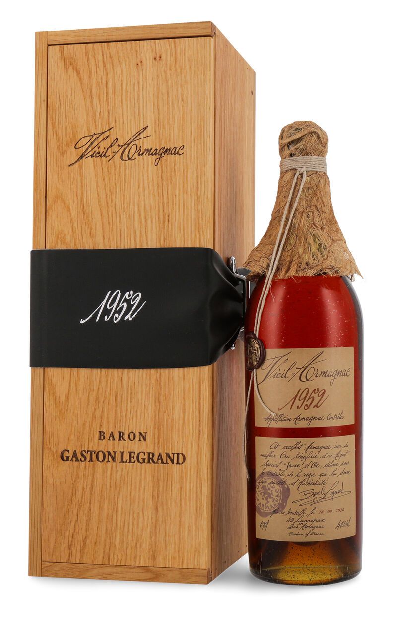 Lhéraud Baron Gaston Legrand 1952 Vieil Bas Armagnac 40% vol. 0,70l