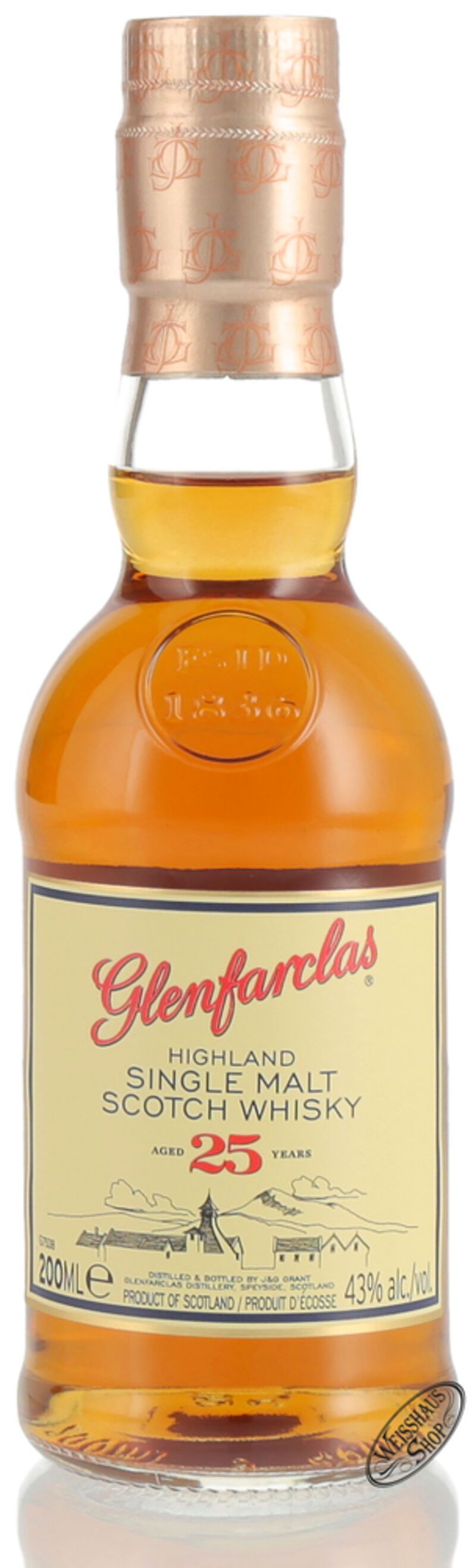 Glenfarclas 25 YO Single Malt Whisky 43% vol. 0,20l Glenfarclas 25 YO Single Malt Whisky 43% vol. 0,20l