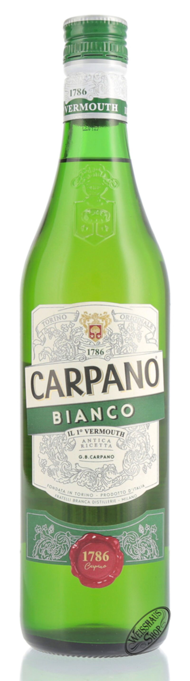 Carpano Bianco Vermouth 14,9% vol. 0,75l Carpano Bianco Vermouth 14,9% vol. 0,75l