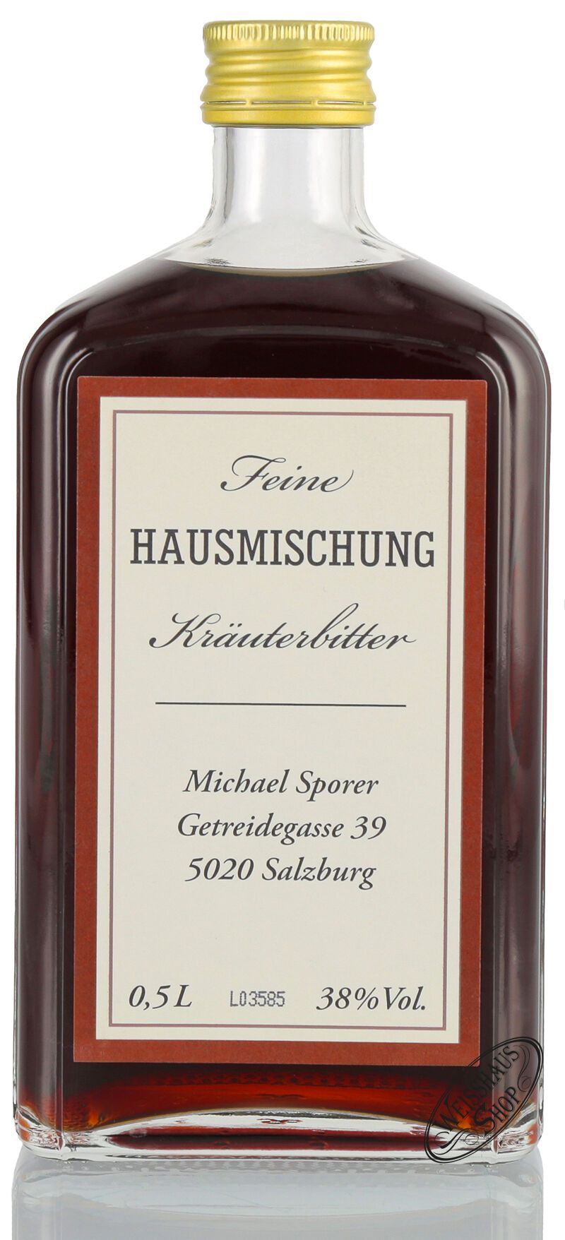 Sporer Hausmischung 38% vol. 0,50l Sporer Hausmischung 38% vol. 0,50l