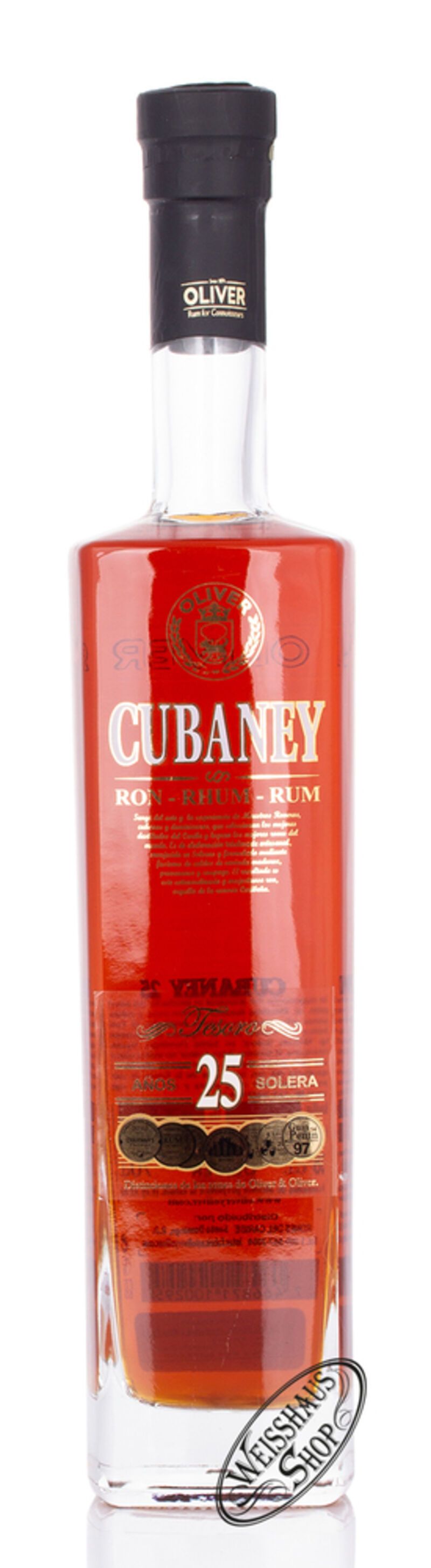 Cubaney Tesoro 25 YO Rum 38% vol. 0,70l Cubaney Tesoro 25 YO Rum 38% vol. 0,70l
