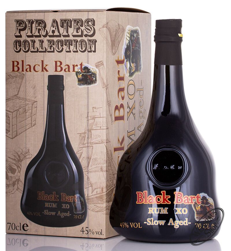 Pirates Legend Collection Black Bart XO Rum 45% vol. 0,70l Pirates Legend Collection Black Bart XO Rum 45% vol. 0,70l