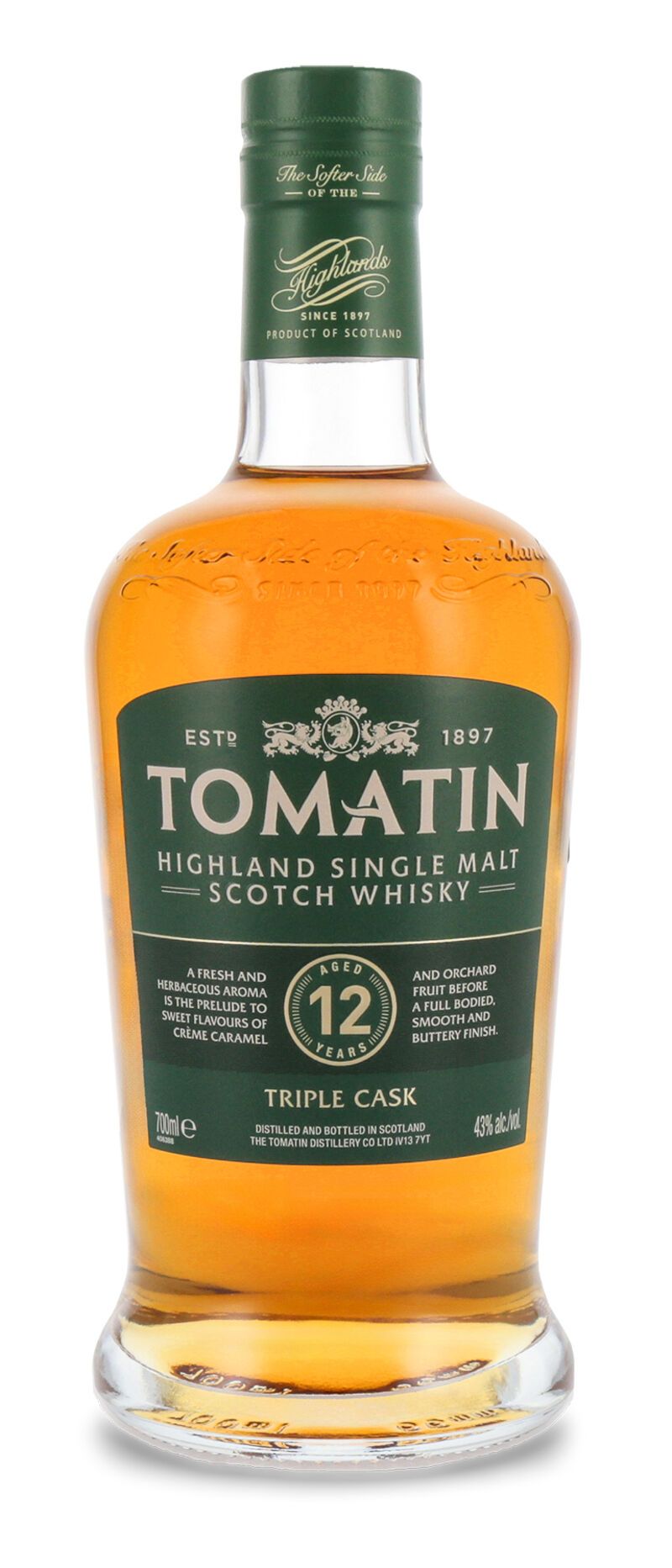 Tomatin 12 YO Highland Single Malt Whisky 43% vol. 0,70l