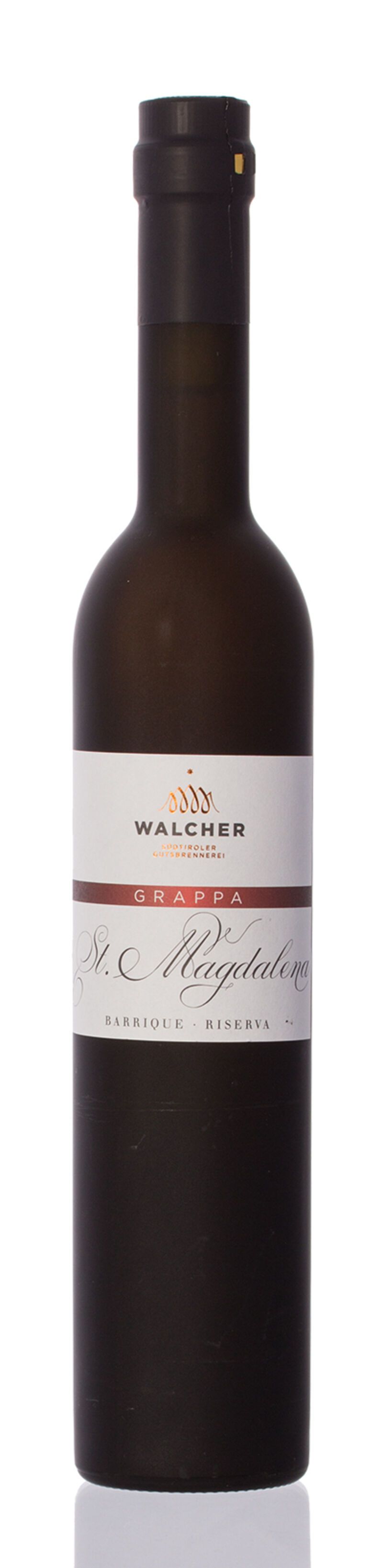 Walcher Grappa St. Magdalena Barrique 40% vol. 0,50l