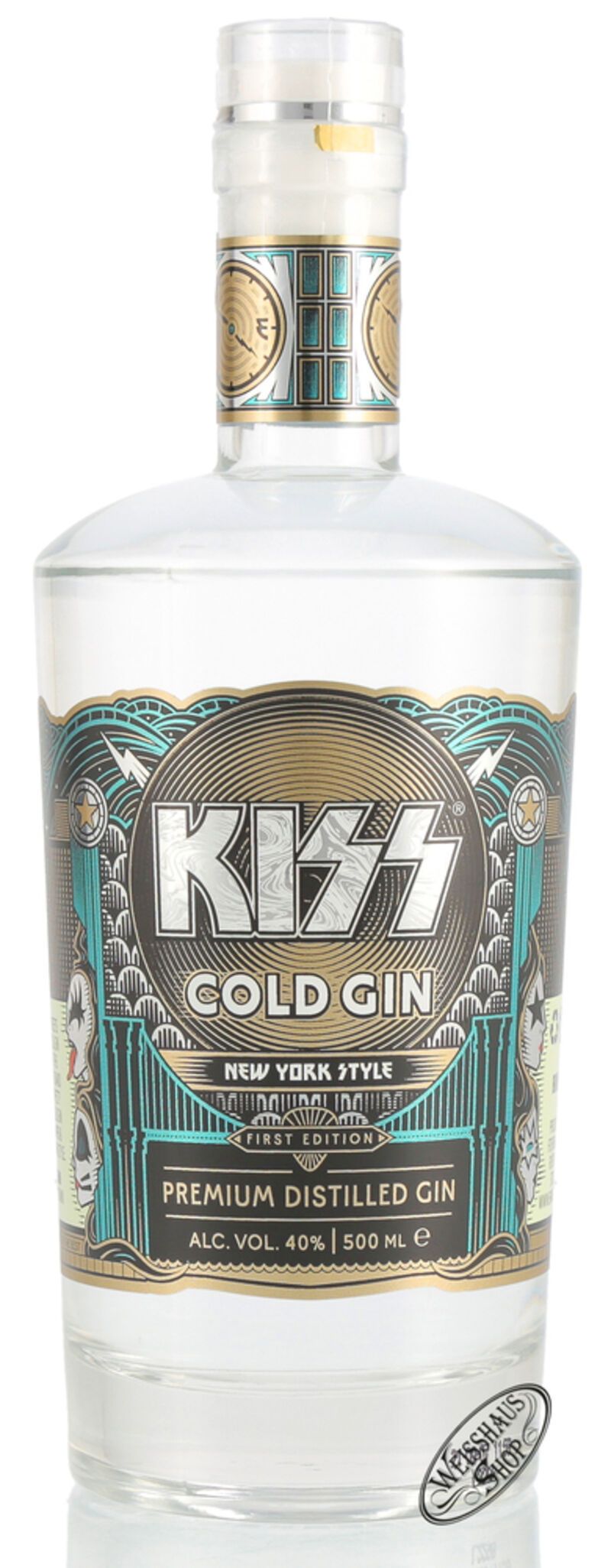 KISS Cold Gin New York Style 40% vol. 0,50l