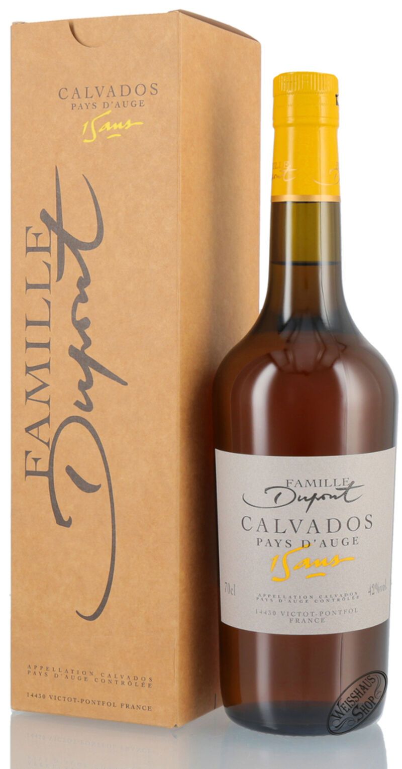 Dupont Pays d'Auge 15 YO Calvados 42% vol. 0,70l Dupont Pays d'Auge 15 YO Calvados 42% vol. 0,70l