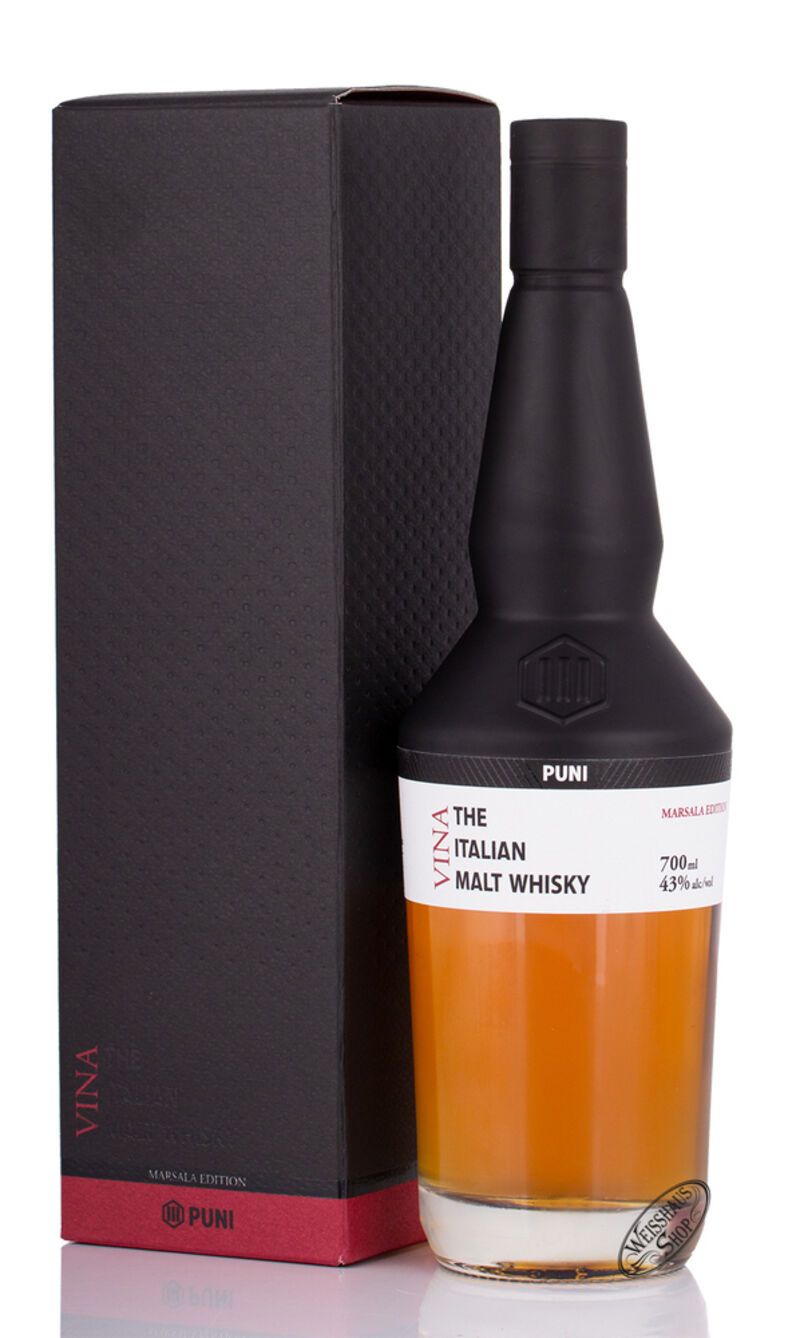 Puni VINA Marsala Edition Italian Malt Whisky 43% vol. 0,70l Puni VINA Marsala Edition Italian Malt Whisky 43% vol. 0,70l
