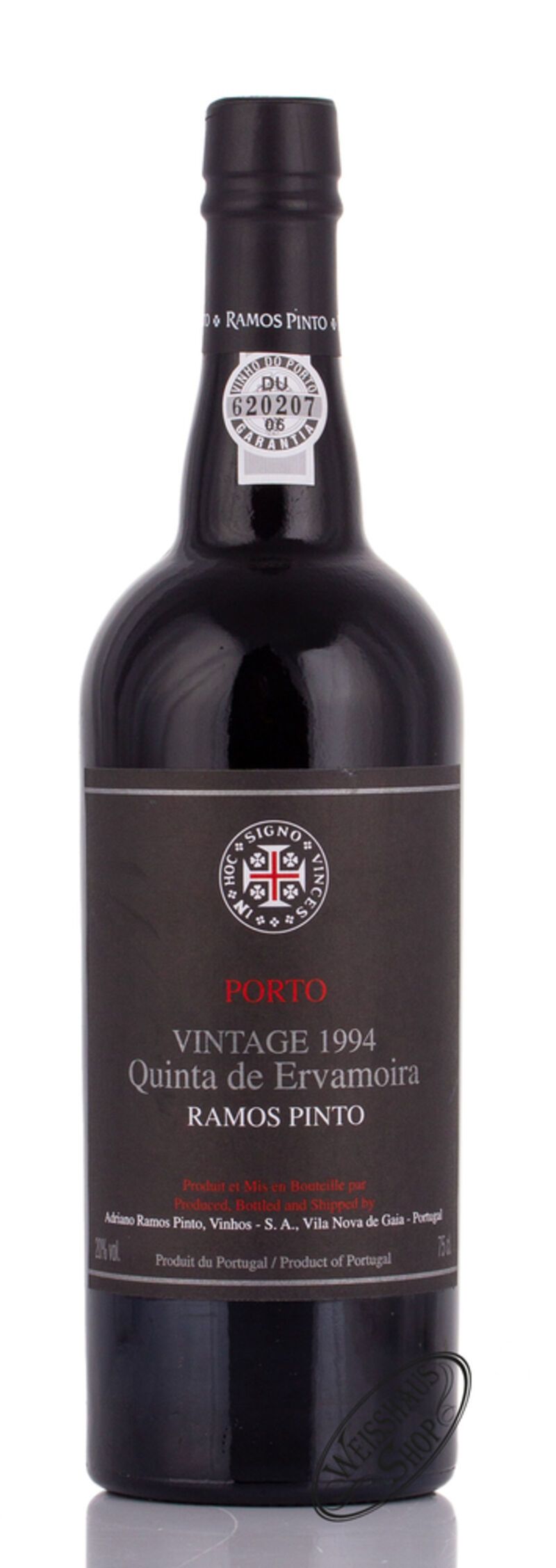 Ramos Pinto Quinta de Ervamoira Vintage 1994 Port 20% vol. 0,75l Ramos Pinto Quinta de Ervamoira Vintage 1994 Port 20% vol. 0,75l