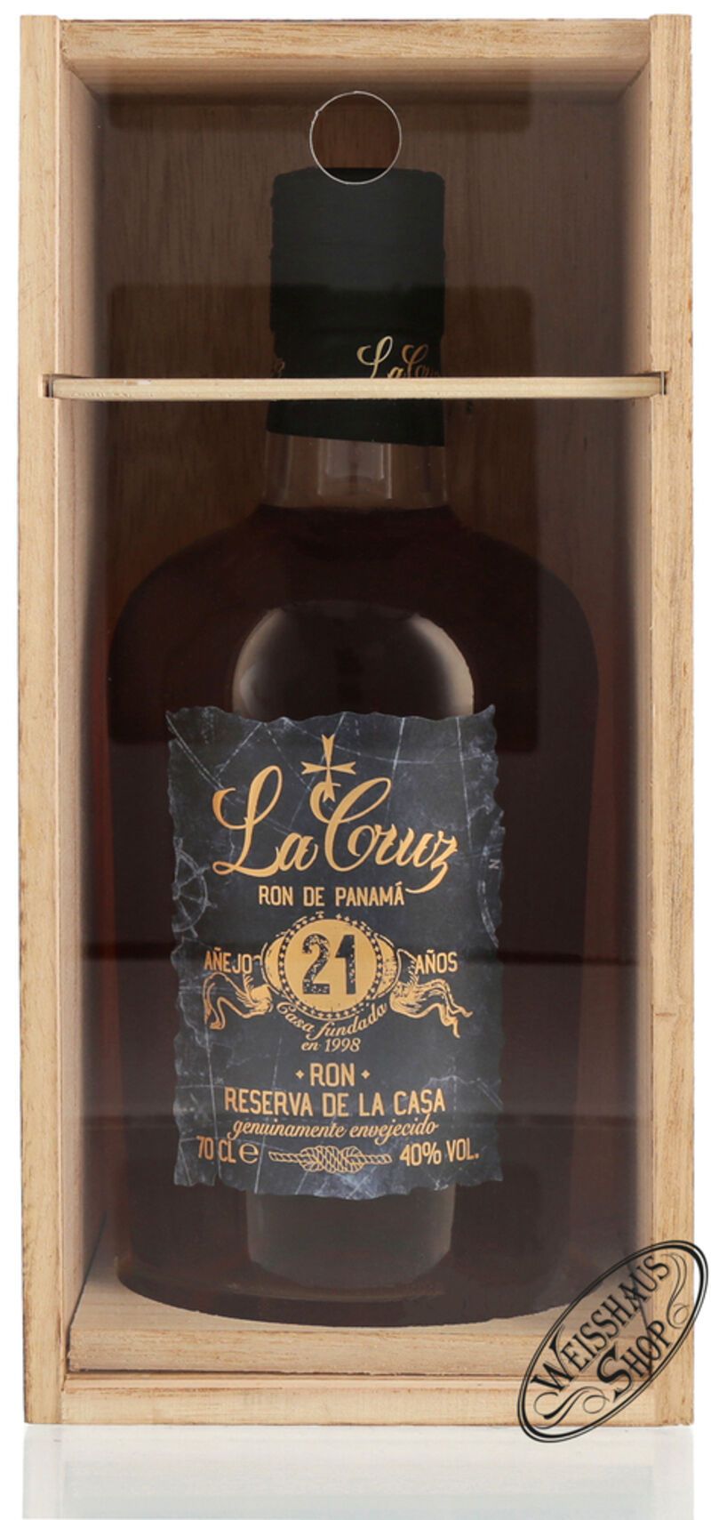 La Cruz Ron de Panama 21 YO Rum 40% vol. 0,70l