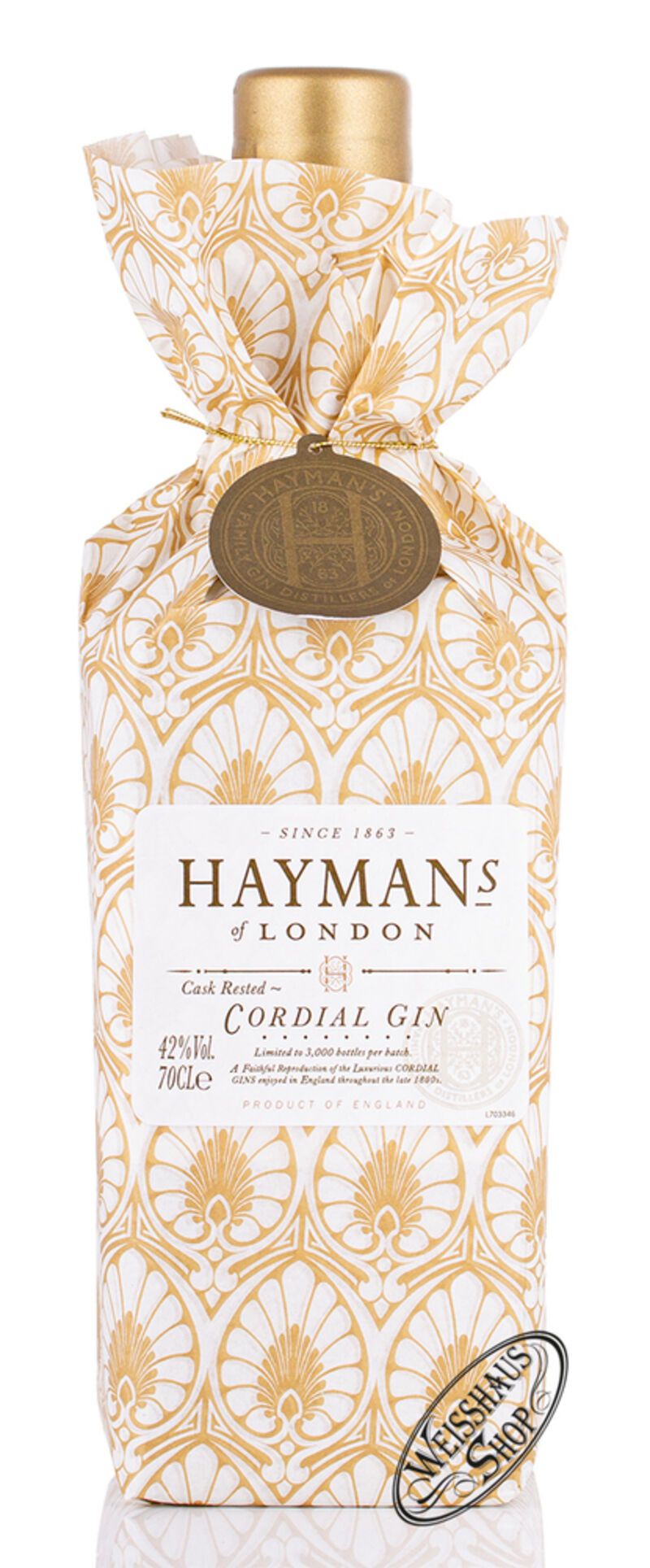 Hayman's Cordial Cask Gin 42% vol. 0,70l Hayman's Cordial Cask Gin 42% vol. 0,70l