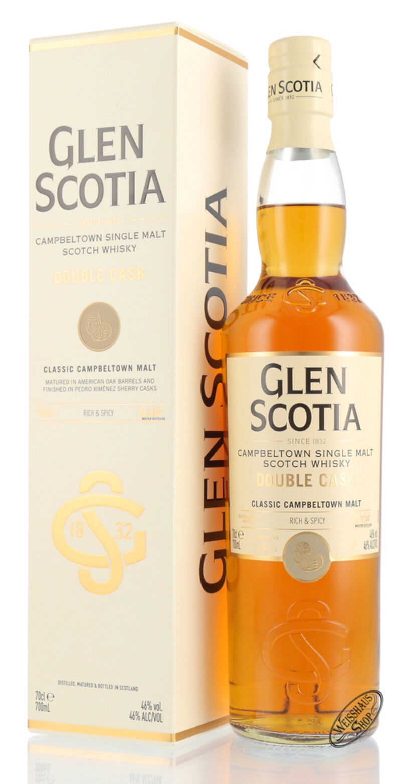 Glen Scotia Double Cask Finish Whisky 46% vol. 0,70l Glen Scotia Double Cask Finish Whisky 46% vol. 0,70l