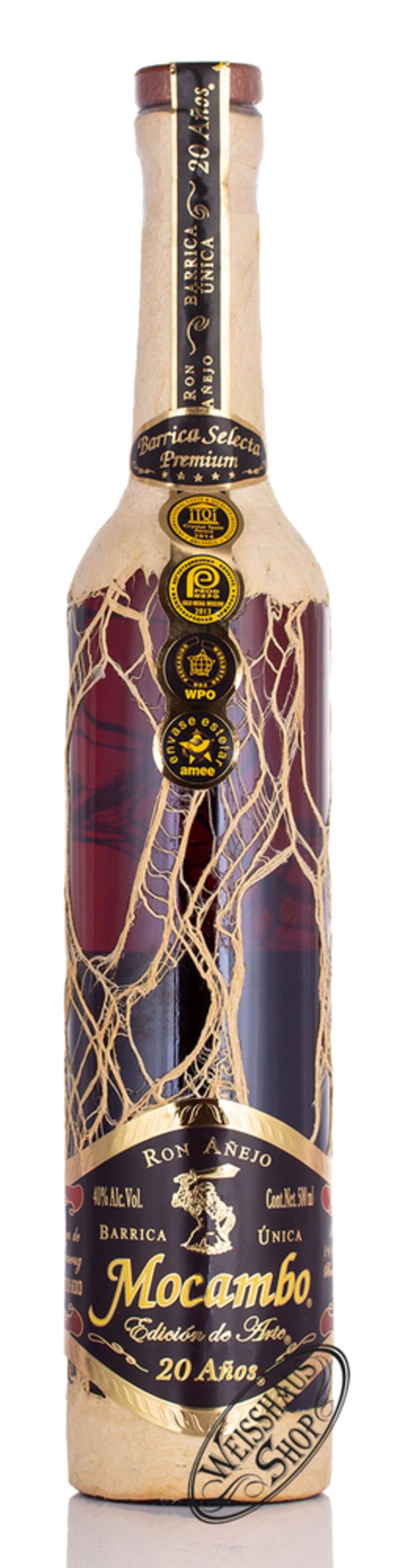 Mocambo Anejo 20 YO Rum 40% vol. 0,50l Mocambo Anejo 20 YO Rum 40% vol. 0,50l