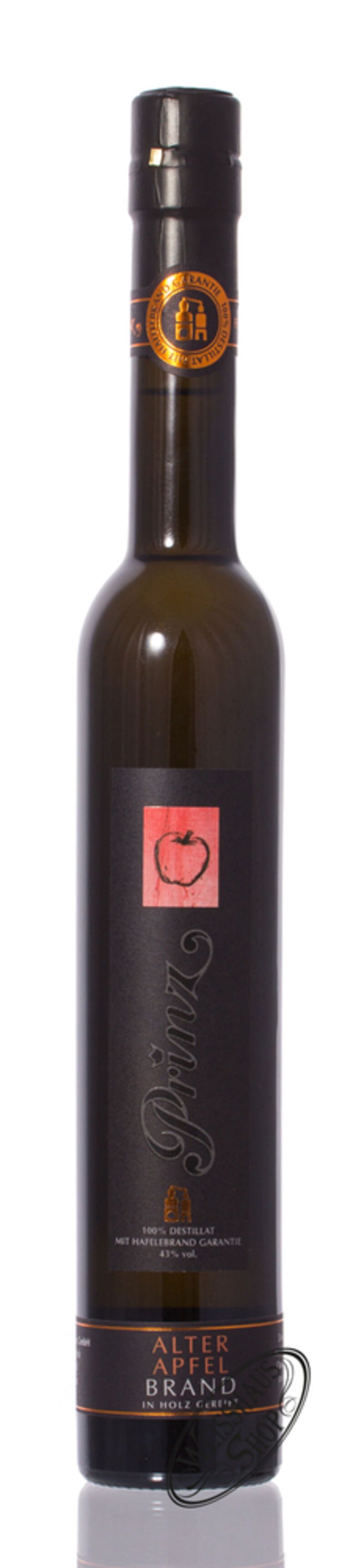Prinz Hafele Alter Apfel Brand 43% vol. 0,35l Prinz Hafele Alter Apfel Brand 43% vol. 0,35l