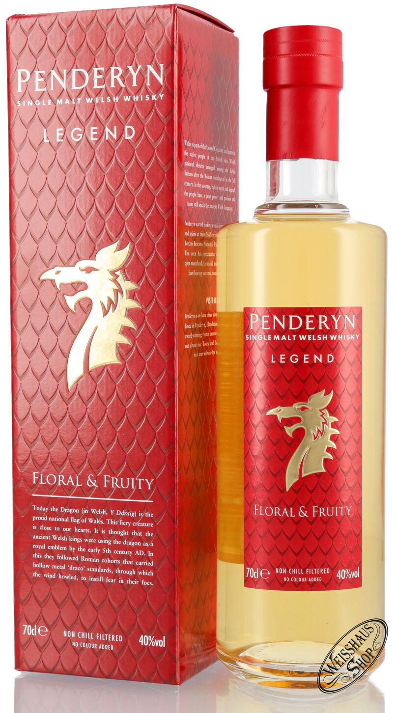 Penderyn Legend Single Malt Whisky 40% vol. 0,70l Penderyn Legend Single Malt Whisky 40% vol. 0,70l