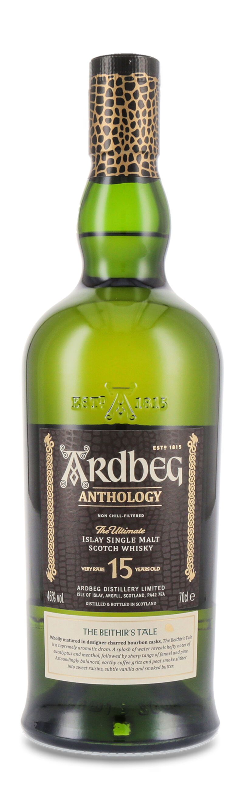 Ardbeg Anthology The Beithirs Tale 15 YO Limited Edition Islay Whisky 46% vol. 0,70l Ardbeg Anthology The Beithirs Tale 15 YO Limited Edition Islay Whisky 46% vol. 0,70l