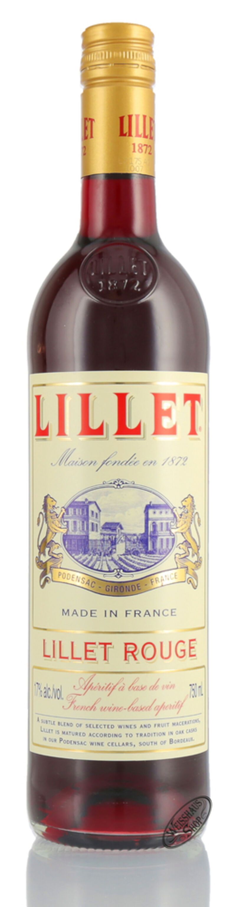 Lillet Rouge 17% vol. 0,75l Lillet Rouge 17% vol. 0,75l
