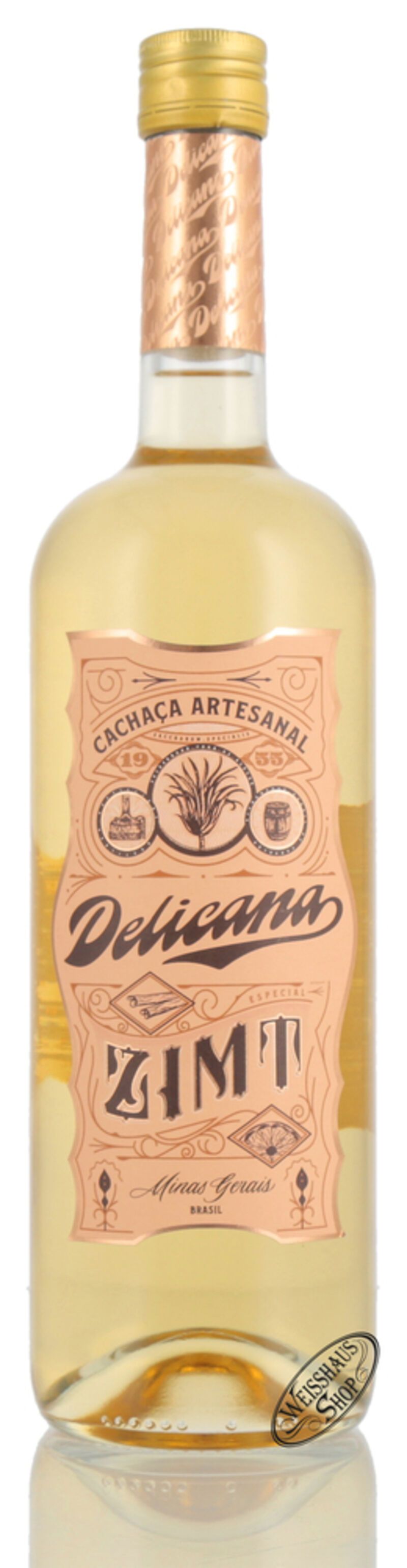 Delicana Cachaca Zimt Likör 28% vol. 1,0l Delicana Cachaca Zimt Likör 28% vol. 1,0l