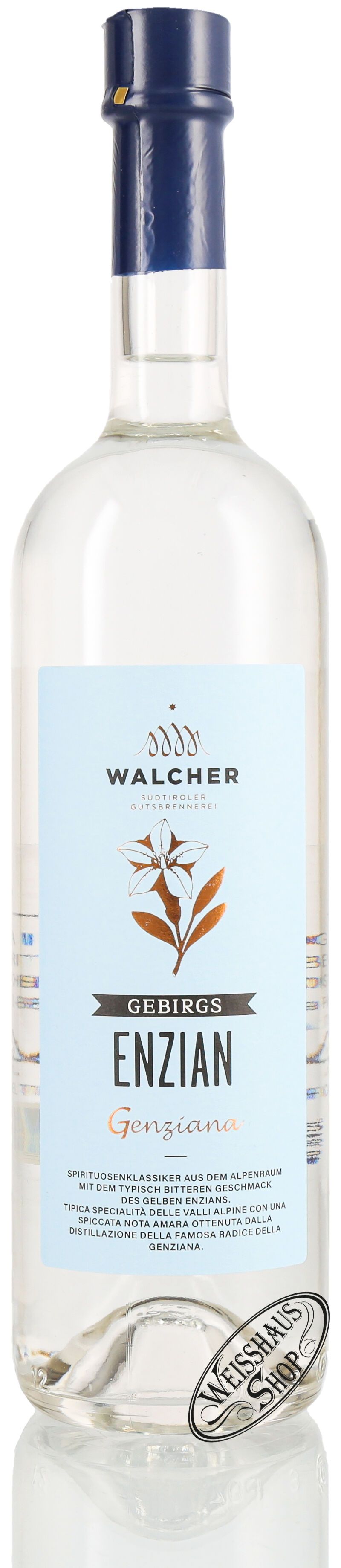 Walcher Enzian 40% vol. 0,70l Walcher Enzian 40% vol. 0,70l