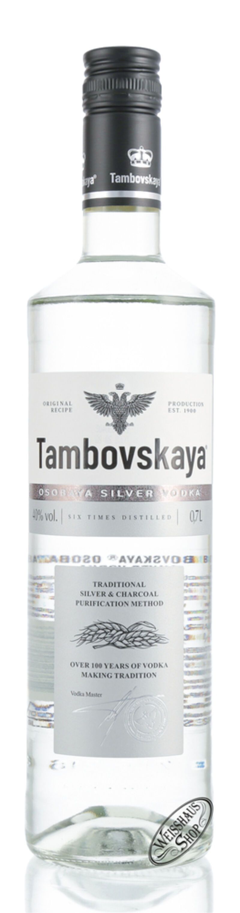 Tambovskaya Osobaya Silver Vodka 40% vol. 0,70l Tambovskaya Osobaya Silver Vodka 40% vol. 0,70l