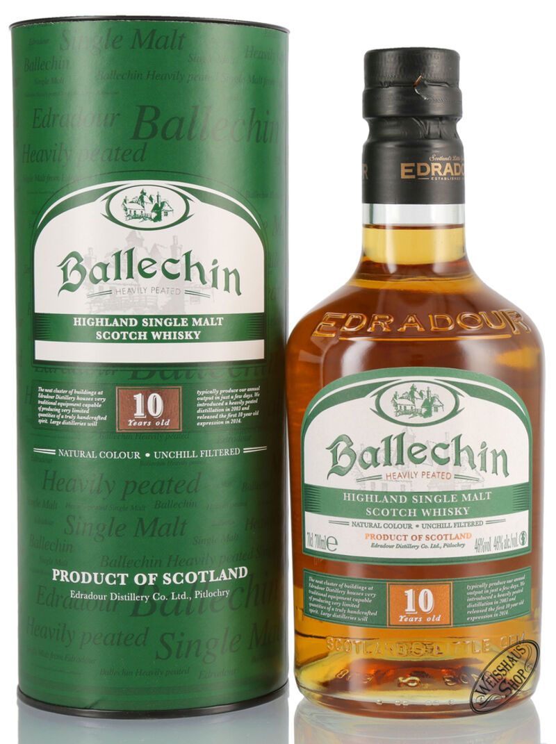 Ballechin 10 YO Highland Whisky 46% vol. 0,70l Ballechin 10 YO Highland Whisky 46% vol. 0,70l